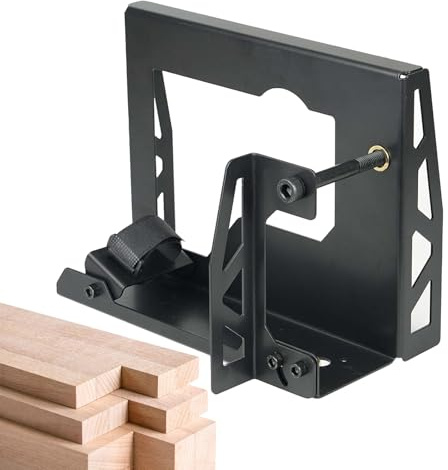 Wezalget Elektrohobel Ständer | Tragbares Werkzeug Mit Verstellbarem Winkel Und Tiefe | Legierungsstahl Hobel Ständer - Für Holzbearbeitung Hausrenovierung Türinstallation Und