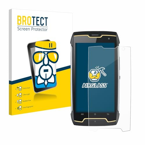 BROTECT Schutzglas für Cubot King Kong Schutzfolie Panzer Folie Glas Displayschutz Made in Germany [Kratzfest 9H, Anti-Fingerprint,Transparent]
