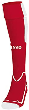 JAKO Unisex Stutzenstrumpf Lazio, Chilirot/Weiß, 43-46