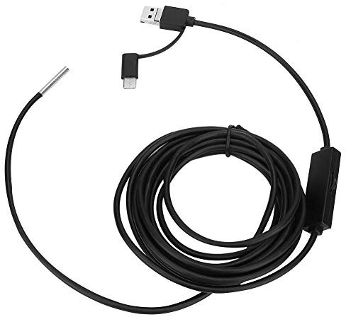 3 in 1 High Definition wasserdichtes Endoskop Rohr Inspektion Endoskop Typ C USB-Handy 3,9 mm für Android(5m/16.4ft), Endoskope und Fiberskope