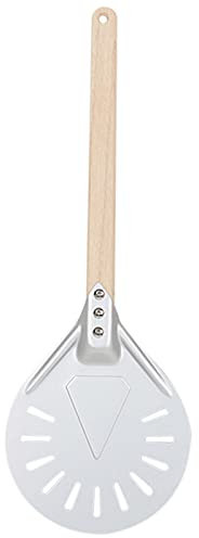 Syfinee Pizza Turning Peel Pizza Shovel Paddle,7 /8/9 Pizza Server Cake Spatula with Wooden Handle for Pizza Stone Oven Grill Bread Pies Cookies Cake Baking Tool Kitchen Supplies DIY