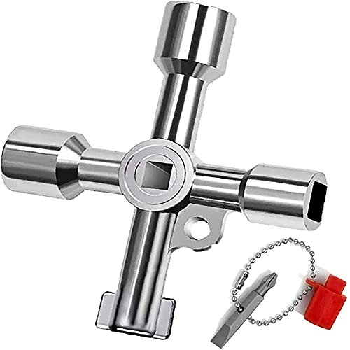 Tomario 7 in 1 Meter Key Box Opening Key Set - Zinc Alloy