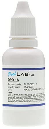 POWERHAUS24 PoolLAB flüssige Reagenz DPD 1A, vereinfachte Anwendung - kein zerstoßen nötig, 30 ml - sehr ergiebig, Made in Germany