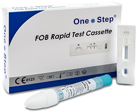 One+Step test intestinale test rapido I set completo per la diagnosi precoce I FOB autotest per la salute intestinale I cancro intestinale I batteri intestinali I cura intestinale
