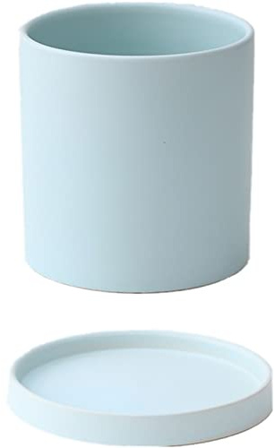 Macetas para Plantas Maceta for macetas cubiertas decorativas modernas for plantas con agujero de drenaje y bandeja for todas las plantas de la casa, suculentas, flores y cactus Maceta de Interior ( C