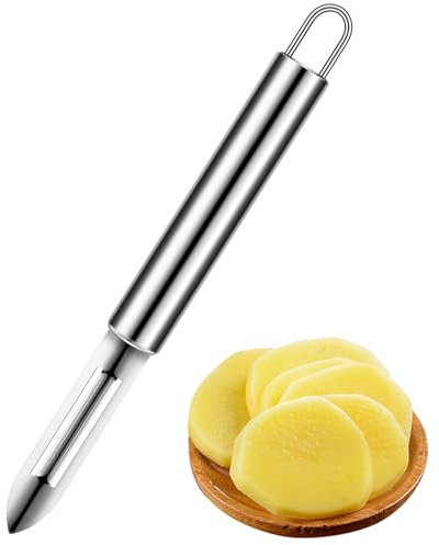 Éplucheur de Légumes Acier Inoxydable (Argent), Éplucheur Alimentaire Acier Inoxydable
