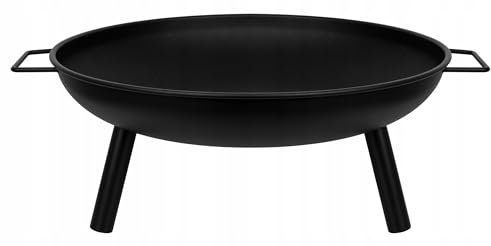 ADGO Brasero para el jardín – Brasero – Barbacoa – Brasero de 60 cm – Cesta para el jardín – Terraza – Balcón – Exterior – Barril de Fuego – Chimenea de jardín