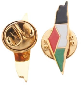 Palestine Flag Lapel Pins,Save Gaza Palestine Flag Brooch,Palestine National Badge Enamel Flag Lapel Pin,Palestine Prayer