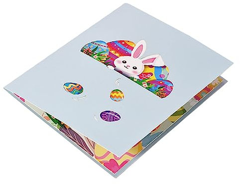 LALAFINA 1satz Osterkarte Mit -up Design Fröhliche Feiertagskarten Für Ostern Für Und Familie Kreative Grußkarte Mit Für Persönliche