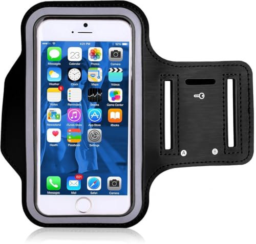 Fascia Braccio Smartphone - Porta Cellulare per Correre, Sweatproof e Compatibile con iPhone Pro Max e altri modelli (14/13/12/11/X). Adatta per telefoni fino a 7''