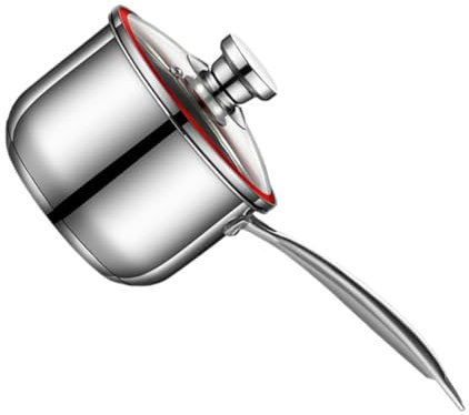 Cabilock 1pièce Casserole Acier Pot à Lait Soupe Compatible Avec Induction Et Pour Cuisine