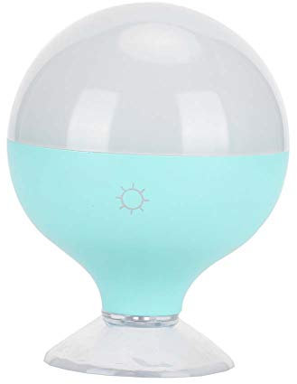 Fockety LED-Make-up-Glühbirne, Einstellbare Lichtfarben, LED-Schminktischbeleuchtung mit Saugnapf, USB-wiederaufladbare Tragbare Kommodenbeleuchtung für den Schminktisch, (lindgrün)