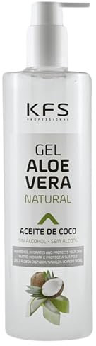 Aloe vera puro gel natural con aceite de coco. Absorción inmediata y agradable textura no grasa. Nutre, hidrata, refresca y cuida tu piel. Excelente tras depilación. After sun (200 ml, Aloe vera)