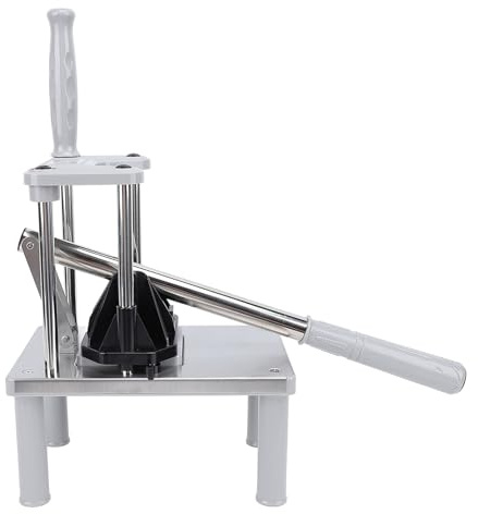 Depisuta Commercial French Fry Cutter, Stainless Steel Potato Cutter with Replacement Blades, Ergonomic Handle for Vegetables Carrots Cucumbers