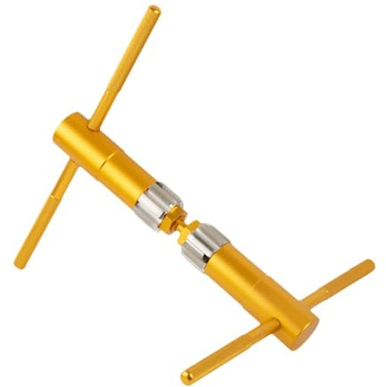 rockible Fahrrad Tretlager Gewindeschneidwerkzeug, Fahrradrahmen BB Gewindeschneider, Reparaturwerkzeuge, BC1.37 X 24 Gewinde, Kompaktes Tragbares Gewindeschne