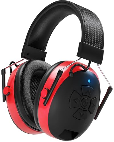 Nordstrand Bluetooth Gehörschutz-Kopfhörer – Wiederaufladbare Lärmschutz-Ohrenschützer mit Geräuschunterdrückung für Erwachsene, NRR 25 dB