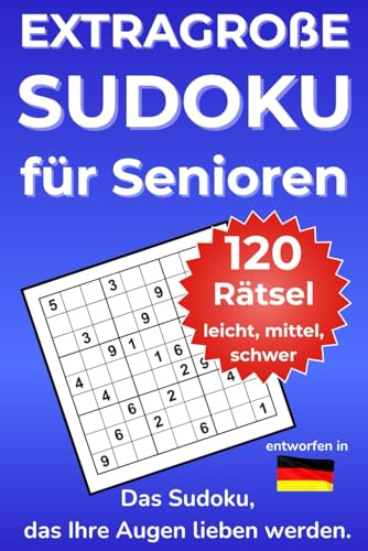 Extragroße Sudoku für Senioren