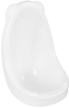 Hohopeti Orinatoio per Ragazzi Ragazzo Ragazza in Pp Design a Sospensione e Forma Cartone Animato, Vasino Portatile per Addestramento al Vasino per Ragazzo Ragazza Maschi in Bianco