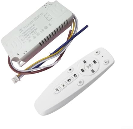 URPIZY Trasformatore LED 2,4 G intelligente con telecomando, alimentazione dimmerabile per strisce LED 24-80 W, 2 pezzi