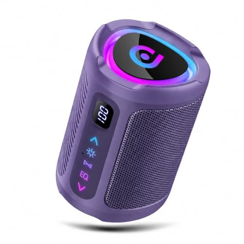 aowoka 2026Bluetooth Lautsprecher, Duale Bass, 24h Wiedergabe