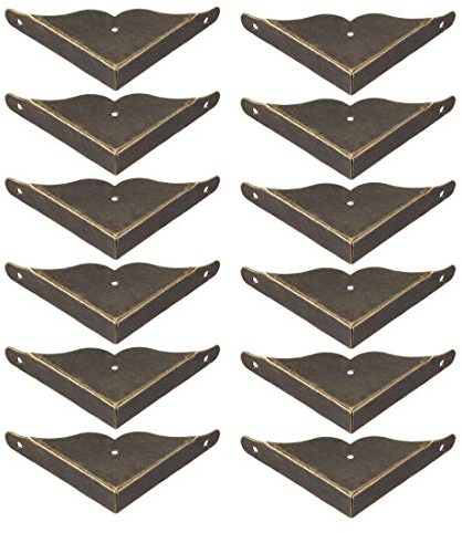 sourcing map Schreibtisch Eckenschutz Tischkantenschutz Abdeckung Metall 39 x 39 x 8mm-12St
