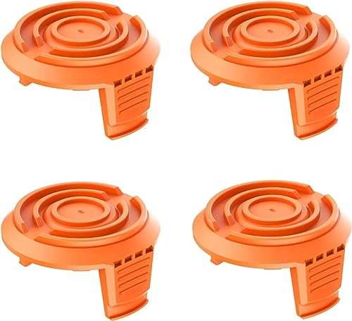 MUFUSHAN 4 Pack Bobina Tappi di Ricambio per decespugliatore, Linea Tappi tagliabordi e decespugliatore,WA0004.1/WA0010 Bobine di Filo per wg163e wg163e.1 wg163e.9 wg157e.9