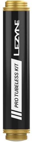 LEZYNE Pro Tubeless Kit | Portable All-In-One Bicycle Tire Repair System with Aluminum Body, Tire Plugs, CO2 Inflator & Stainless Steel Tools | For Road, Gravel & MTB Bikes, Pro Tubeless Kit