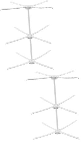 Cabilock 2pcs spagmoss clothes rack vertical drying rack fondant drying stand pasta dryer pasta noodle drying rack foldable air dry stand drying stand drying shelf