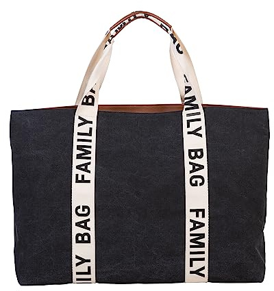 Childhome, Family Bag, Wickeltasche, Reise-/Wochenendtasche, großes Fassungsvermögen, abnehmbare Tasche inklusive