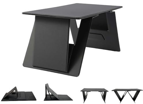 Portable Laptop Stand, Foldable Desktop Tablet Mount, Desktop Stand Holder Dock Computer Tablet Holder for Work Study Read, Computer Support Lazy Lightweight Computer Stand for Home Indoor