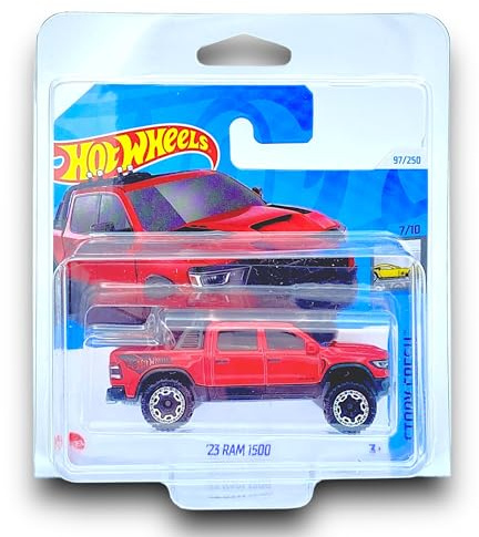 Hot Wheels - ´23 RAM 1500 - Factory Fresh 7/10 - HXB33 - Short Card - Pickup Truck - Dodge - rot - Mattel 2024-1:64
