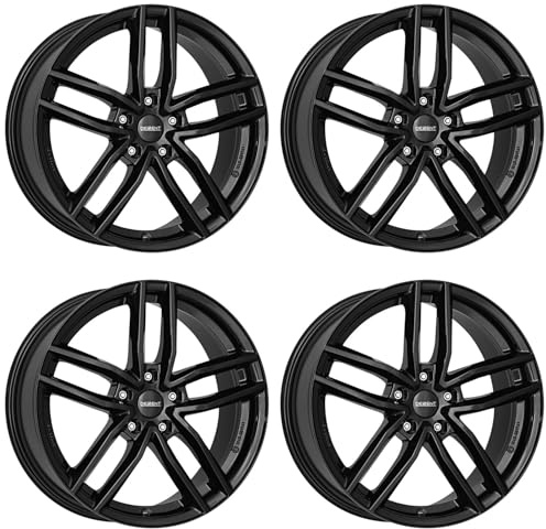 4x Dezent Felgen Alufelgen TR black 8.0Jx18 ET46 5x112 kompatibel mit Ford Tourneo Connect Transit Connect