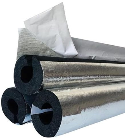 Tuyaux de Mousse Antigel, 95 cm Tube Isolation Climatisation, Tuyau Manchon Flexible, Isolation Tuyaux Chauffage, Tube D'isolation, Aux Conduites d'eau Intérieures et Extérieures(60mm x 30mm x 0.95m)