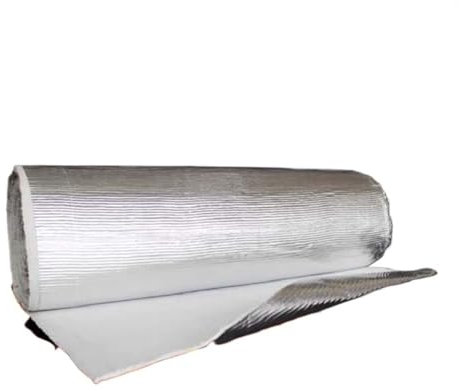 Con lámina de aluminio, tablero de aislamiento de fibra cerámica, aislamiento ignífugo for chimenea, manta de soldadura de fieltro de carbono ignífuga(0.5M X 1M X 2MM)