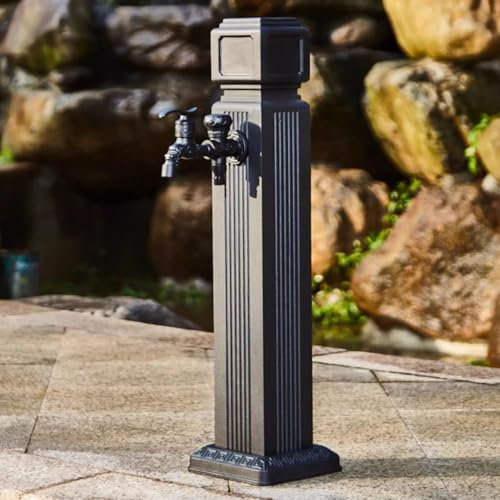 Robinet d'extérieur à haute pression pour colonne d'eau de jardin autoportant - Fontaine résistante aux intempéries