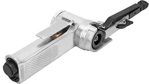 Ponceuse à Bande Pneumatique 10 Mm, Rectifieuse, Polisseuse pour Meubles, Bois, Verre, Métal, 3/8 Pouces, Choix pour Vos Besoins de Polissage, Vous Travaillez des Produits de