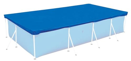Bâche de piscine gonflable rectangulaire, bâche de piscine, épaisse, contre la poussière et la pluie, épaisse, 400 x 211 cm