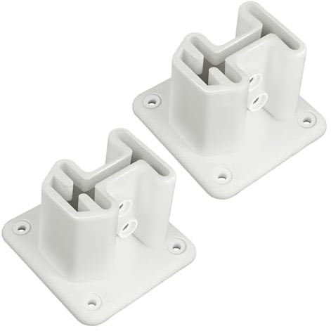 Brides d'échelle de piscine - Bride de rail flottante, kit de base de montage | échange de résine pour la stabilité sur la piscine, fixation d'ancrage de pont, système d'entrée de
