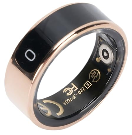 Elprico Smart Ring mit Digitalem Display, Gesundheits- und Fitness -Tracker mit Schrittzähler, (11 ID: 20,7 mm / 0,81 Zoll, Umfang: 64-67 mm)