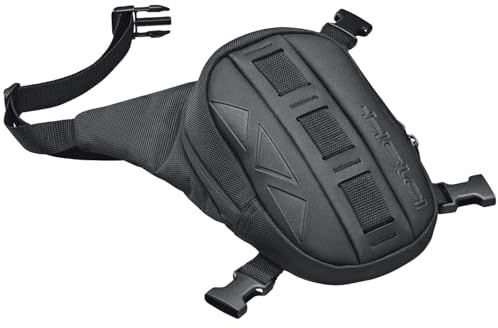 Held Lap Bag 2 Motorrad-Tasche Damen Schwarz EH | Motorrad Beintasche, Praktische Oberschenkeltasche, Sichere Gurtbefestigung, Mehrere Fächer, Ideal für Alltag und Tour