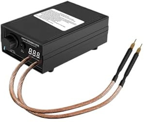 LNHHG Soldador por Puntos de Alta Potencia de 8000W, soldadores portátiles de Corriente Ajustable for batería 18650, Herramienta Manual, Pedal/automático(Automatic)