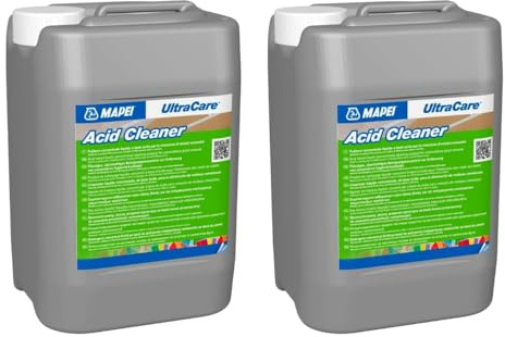 MAPEI UltraCare Acid Cleaner, Detergente Concentrato per Superfici, Rimuove calcare, ruggine ed efflorescenze, 5 Litri (2)