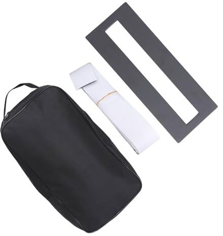 Gitarreneffekt Halterung Satz für E-gitarren Pedalboard mit Schwarzer | Aluminiumlegierung und Oxford Cloth, Einfach zu Montieren und Entfernen, 1 Satz für Gitarristen