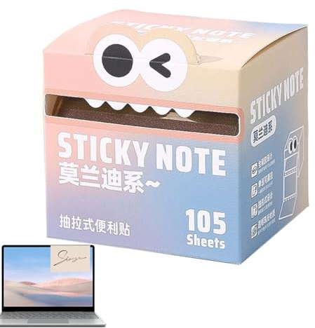 Notas Adhesivas Transparentes Blocs De Notas De Colores Con 105 Hojas Por