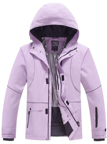 Sobzia Skijacke Damen Herren Verdickt Gefüttert Winddicht Winterjacke Wanderjacke Warme Wasserdicht 3 In 1 Jacke Snowboardjacke Outdoor Softshelljacke mit Abnehmbarer Kapuze