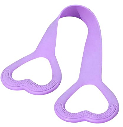 Tube d'entraînement Figure 8 – Antidérapant Portable Ergonomique Haute Élasticité – Corde élastique Équipement d'exercice Étirement des mains | Yoga Pilates Exercice Bureau Voyage Usage à la maison