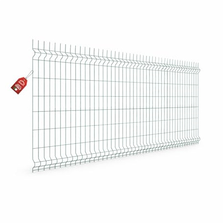 OWIJI Recinzione Giardino Esterno Elettrosaldata 122x200 Cm Verde Made In Italy Modulare Cancellata Pannelli Rete Rigida Recinzioni Recinto Grigliato Modulari Ringhiera Terreno Perimetrale