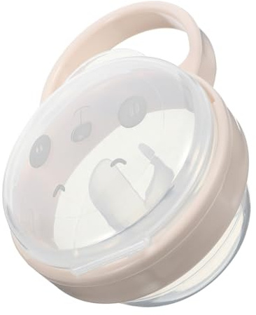 ASAKKURA Estuche Portátil para Chupetes de Ñiño Caja Contenedor para Chupete de Viaje Diseño Compacto y Ligero Protección Higiénica en Exteriores Accesorio Práctico para Padres