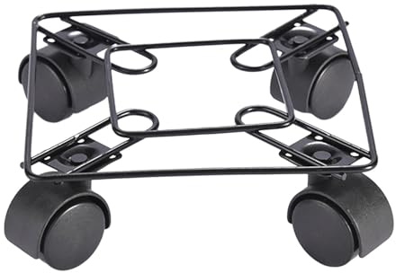 Chosertory Soporte Rodante para Plantas en Maceta con 4 Ruedas, Carro de Paletas Multiusos para