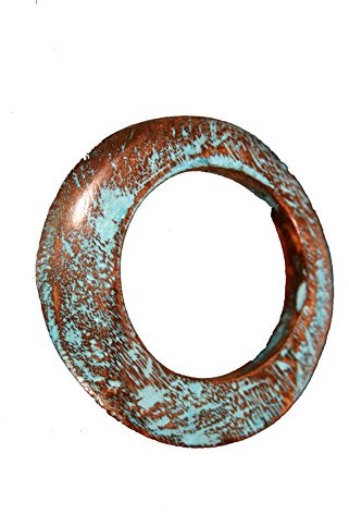 Trendofindia Holz Schmuck Armreif - 6 Farben verfügbar Ø 6,5 cm - Armschmuck Mittelalter Afrika Style